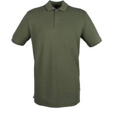 Henbury Micro Fine Pique Polo Shirt - Olive