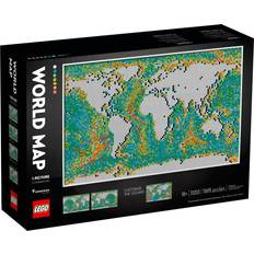 Lego wall art LEGO Art World Map 31203