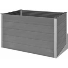 vidaXL Arriate De WPC Gris 150x100x91 cm 100x150x91cm