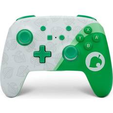 PowerA Enhanced Wireless Controller Animal Crossing Nook - White/Green