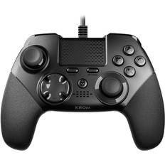 Krom Kaiser Game Controller (PC/PS3/PS4) - Black