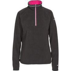 Trespass Skylar Women's 1/2 Zip Fleece Top - Black