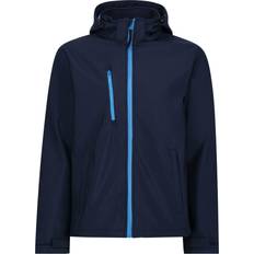 Regatta Venturer 3 Layer Printable Hooded Softshell Jacket - Navy/French Blue