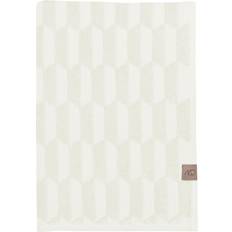 Mette Ditmer Textiles Mette Ditmer Geo 2-pack Serviette d'Invité Blanc (55x35cm)