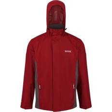 Regatta Matt Lightweight Waterproof Jacket - Delhi Red/Magnet Grey