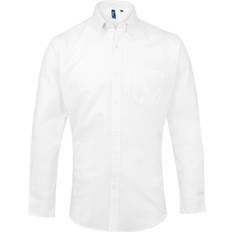 Premier Signature Oxford Long Sleeve Work Shirt - White