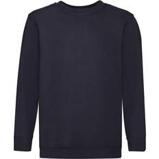 Fruit of the Loom Childrens Unisex Set In Sleeve Sweatshirt - Deep Navy (UTBC1366-19)