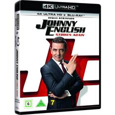 Komedier 4K Blu-ray Johnny English Strikes Again (4K Ultra HD + Blu-Ray)