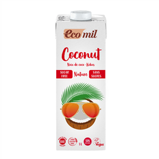 Zuckerfrei Milch & Getränke auf Pflanzenbasis Ecomil Coconut Milk Sugar-Free Bio 100cl