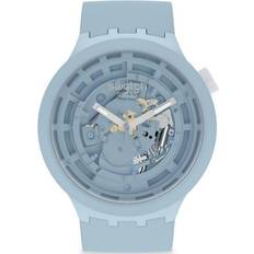 Transparent Armbandsur Swatch C-Blue (SB03N100)