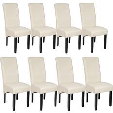 Negro Sillas tectake - Silla de Cocina 106cm 8pcs