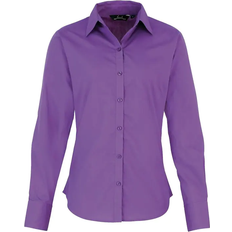Premier Popeline Blouse Met Lange Mouwen - Rijke Violet