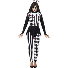 Smiffys Vrouwelijke Pierrot kostuum Halloween Maat