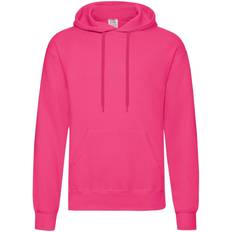 Fruit of the Loom Classic Hooded Sweat - Fuchsia