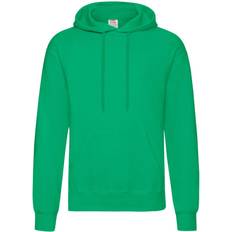 Fruit of the Loom Classic Hooded Sweat - Kelly Green