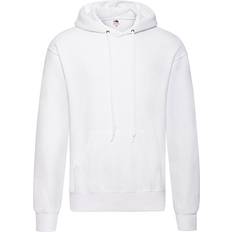 Fruit of the Loom Classic Hooded Sweat - White