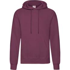 Fruit of the Loom Classic Hooded Sweat - Burgundy