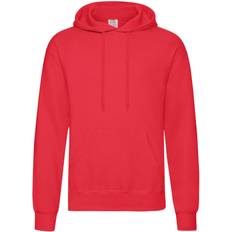 Fruit of the Loom Classic Hooded Sweat - Red