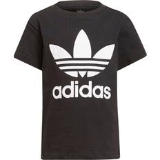 Adidas Kid's Adicolor Trefoil T-Shirt - Black/White (H25245)