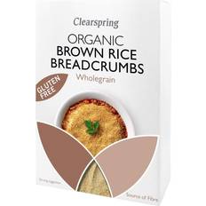 Veganske Ris & Korn Clearspring Økologisk Glutenfri Brun Ris Brødkrummer 250g