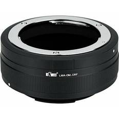 Canon EOS-R Adaptateurs de monture d'objectif Kiwifotos LMA-OM_CRF Lens Mount Adapter