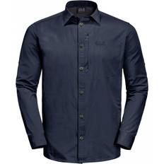 Jack wolfskin lakeside Jack Wolfskin Lakeside Roll-Up Shirt Blue Male