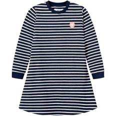 Wood Wood Kjoler Wood Wood Aya Dress - Navy/Off White Stripes (10111103-2323)