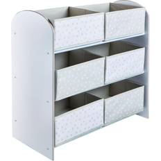 Worlds Apart Toy Storage Unit with 6 Bins