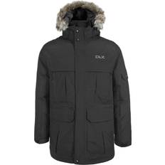 Trespass Highland DLX Waterproof Down Parka Jacket - Black