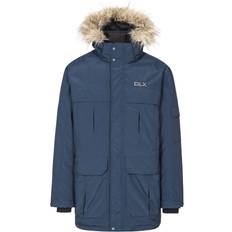 Trespass Highland DLX Waterproof Down Parka Jacket - Navy