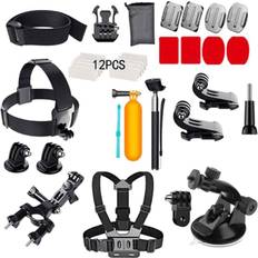 GoPro accessory kit with 37 parts