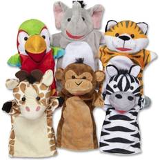 Melissa & Doug Puppen & Puppenhäuser Melissa & Doug Safari Friends Soft & Cuddly Puppets