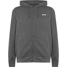 Slazenger Full Zip Hoodie - Charcoal Marl