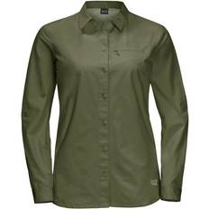 Jack wolfskin lakeside Jack Wolfskin Lakeside Roll-Up Shirt Women - Light Moss