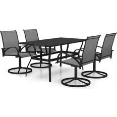 vidaXL 3060283 Set da pranzo per patio, 1 Tavolo incluso 4 Sedie