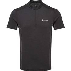 Montane dart zip t shirt Montane Dart Zip Short Sleeve T-shirt - Black