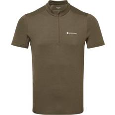 Montane dart zip t shirt Montane Dart Zip Short Sleeve T-shirt - Kelp Green