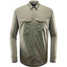 Hombre - Poliamida Camisas Haglöfs Salo LS Shirt Green Male