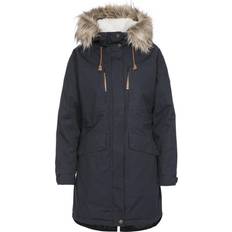 Trespass Womens Faithful Waterproof Parka Jacket - Dark Grey