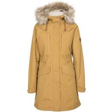 Trespass Faithfull Women's Waterproof Parka Jacket - Sandstone