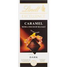 Lindt Schokolade Lindt Excellence Caramel with a Touch of Sea Salt Dark Chocolate Bar 100g