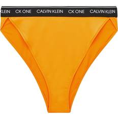 Calvin Klein High Waisted Bikini Bottom - Sunrise Orange