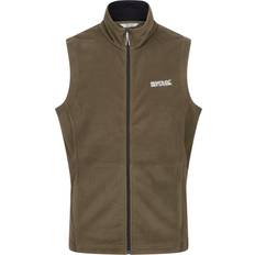 Green - Men Vests Regatta Tobias II Lightweight Fleece Gilet - Grape Leaf