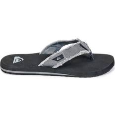 Men - Textile Flip-Flops Quiksilver Monkey Abyss - Grey/Black/Brown