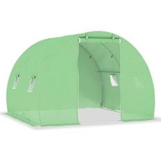 Plastic Freestanding Greenhouses vidaXL 48158 6m² Stainless steel PVC Plastic, Plastic