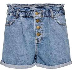 Denimi Shortsit Only Onlcuba Paperbag Shorts - Medium Blue Denim