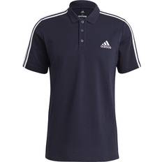 Adidas Polo Shirts on sale Adidas Aeroready Essentials Pique Embroidered Small Logo 3-Stripes Polo Shirt - Legend Ink/White