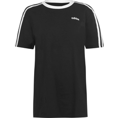 Donna - XXS Magliette Adidas Essentials 3-Stripes T-Shirt - Black/White Female