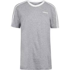 Adidas Women's Essentials 3 Stripe T-shirt - Med Grey