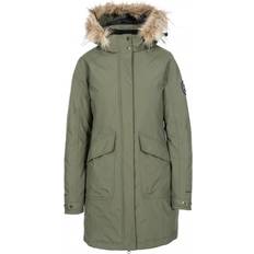 Trespass Bettany Dlx Down Jacket - Verde/Negro/Amarillo